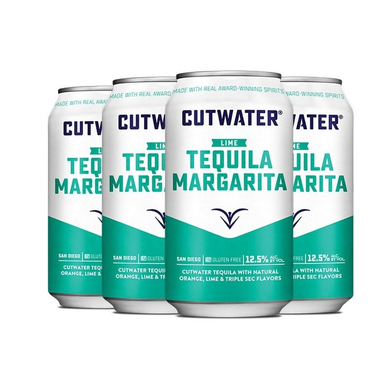 Cutwater Lime Margarita 4-Pack Cocktail - ForWhiskeyLovers.com