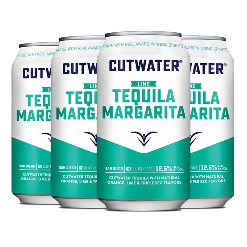 Cutwater Lime Margarita 4-Pack Cocktail - ForWhiskeyLovers.com