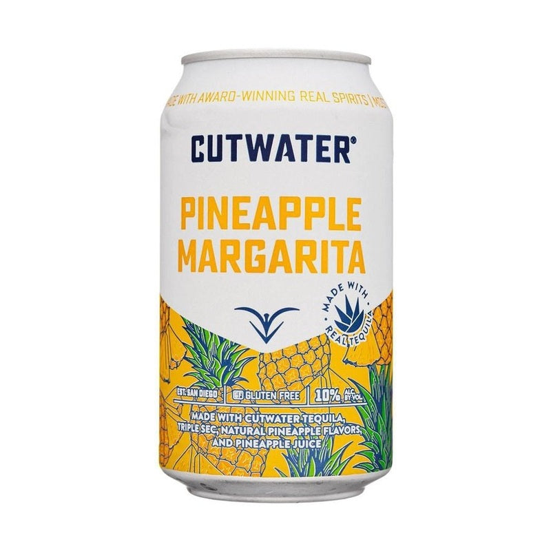 Cutwater Pineapple Margarita 4-Pack Cocktail - ForWhiskeyLovers.com