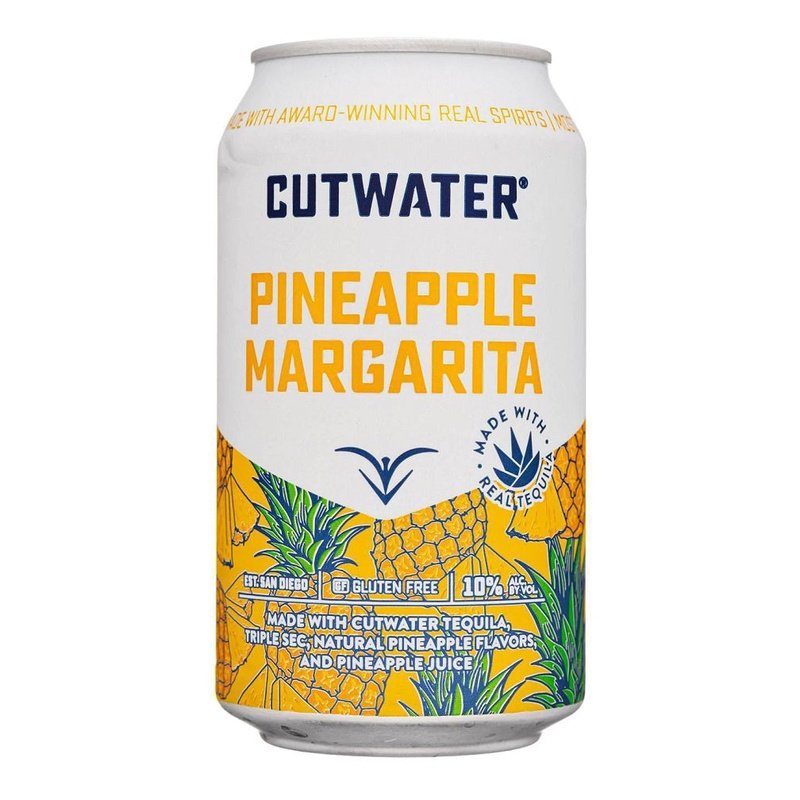 Cutwater Pineapple Margarita 4-Pack Cocktail - ForWhiskeyLovers.com