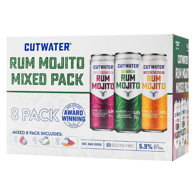 Cutwater Rum Mojito 8-Pack Variety - ForWhiskeyLovers.com