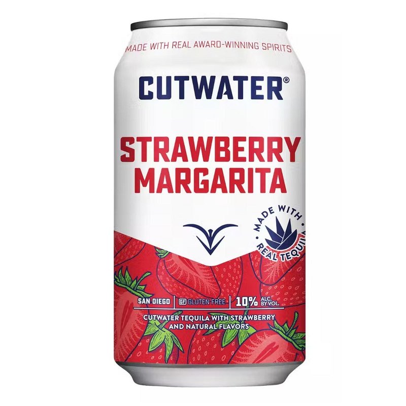 Cutwater Strawberry Margarita 4-Pack Cocktail - ForWhiskeyLovers.com