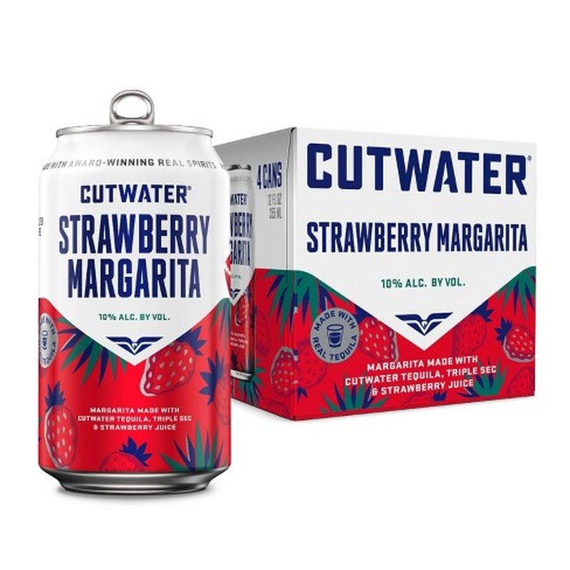 Cutwater Strawberry Margarita 4-Pack - ForWhiskeyLovers.com