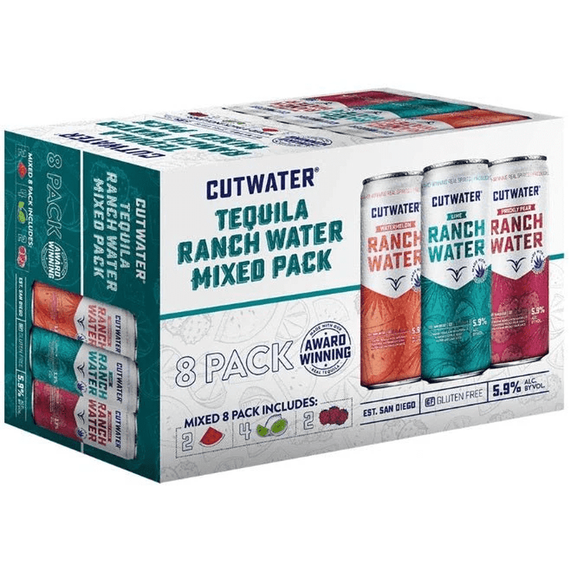 Cutwater 'Tequila Ranch Water' Mixed 8-pack - ForWhiskeyLovers.com