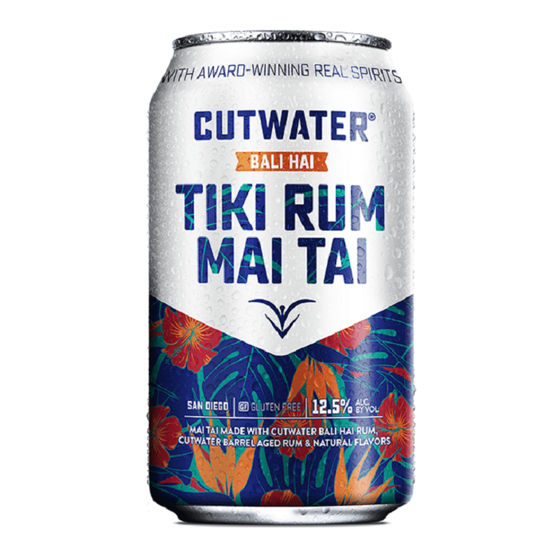Cutwater Tiki Rum Mai Tai 4-Pack Cocktail - ForWhiskeyLovers.com