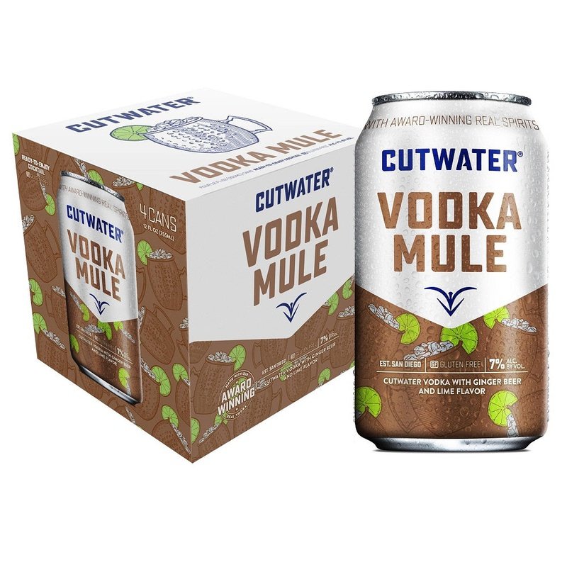 Cutwater Vodka Mule 4-Pack Cocktail - ForWhiskeyLovers.com