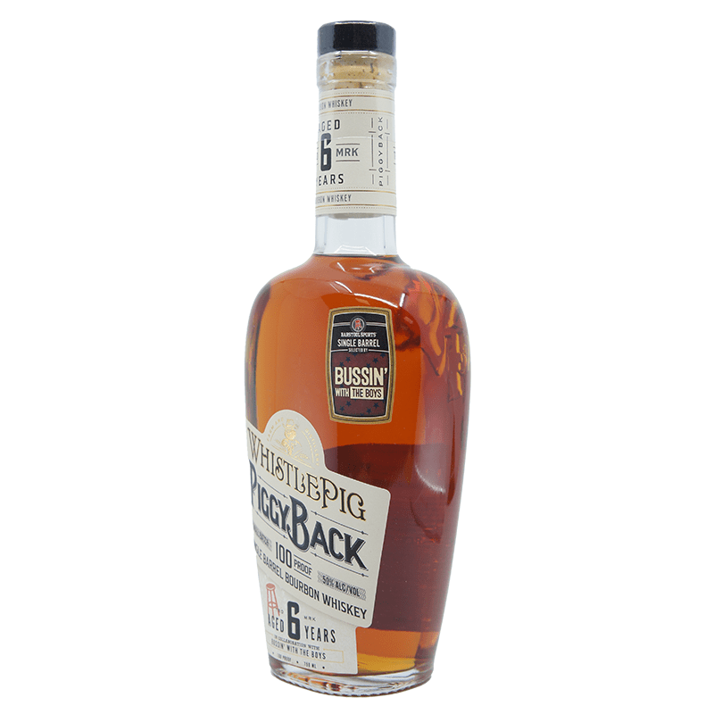 WhistlePig PiggyBack Bussin' With The Boys 6 Year Old Single Barrel Bourbon Whiskey - ForWhiskeyLovers.com