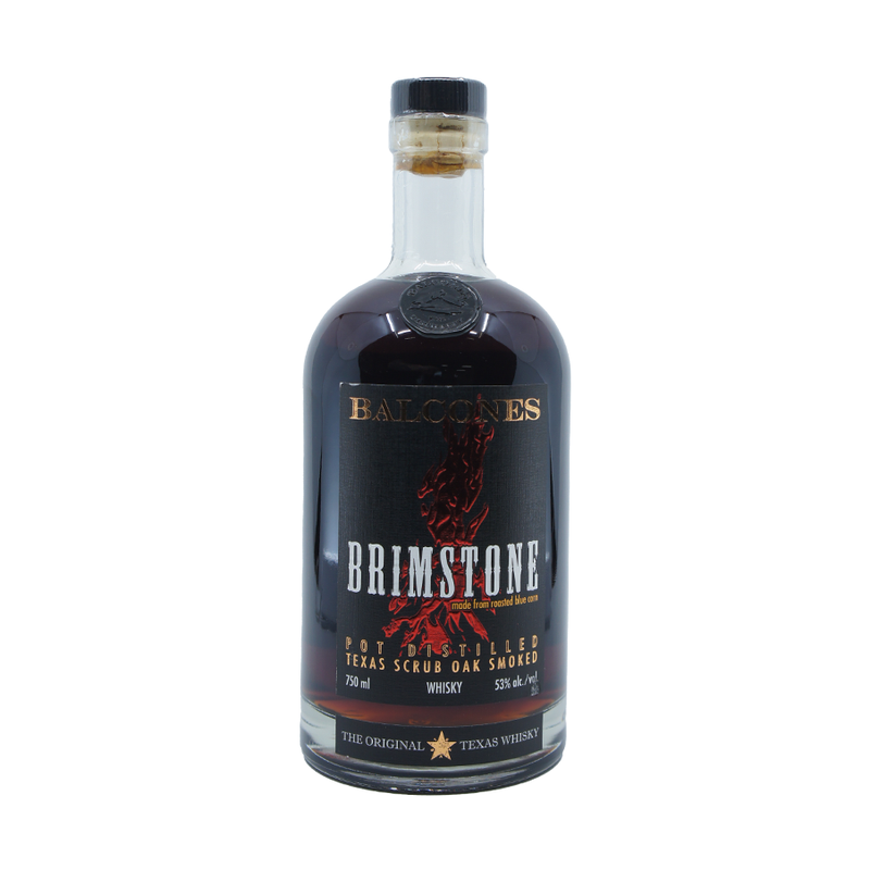 Balcones Brimstone Texas Scrub Oak Smoked Corn Whisky - LoveScotch.com