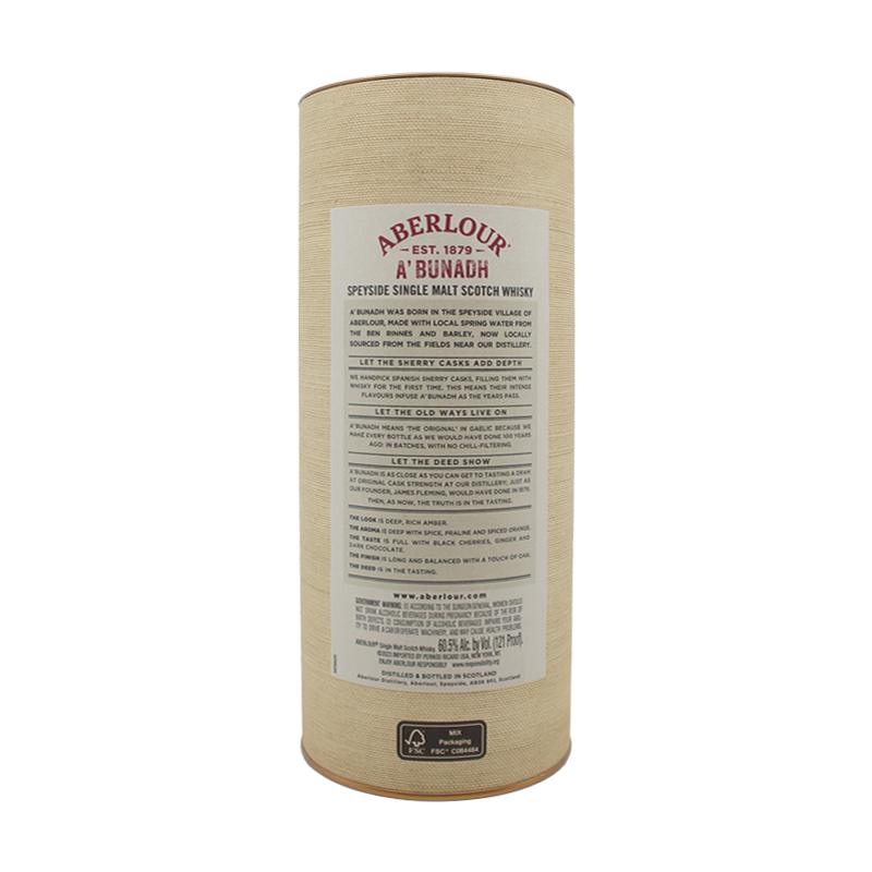 Aberlour A'bunadh Alba Cask Strength Single Malt Whiskey (750mL)