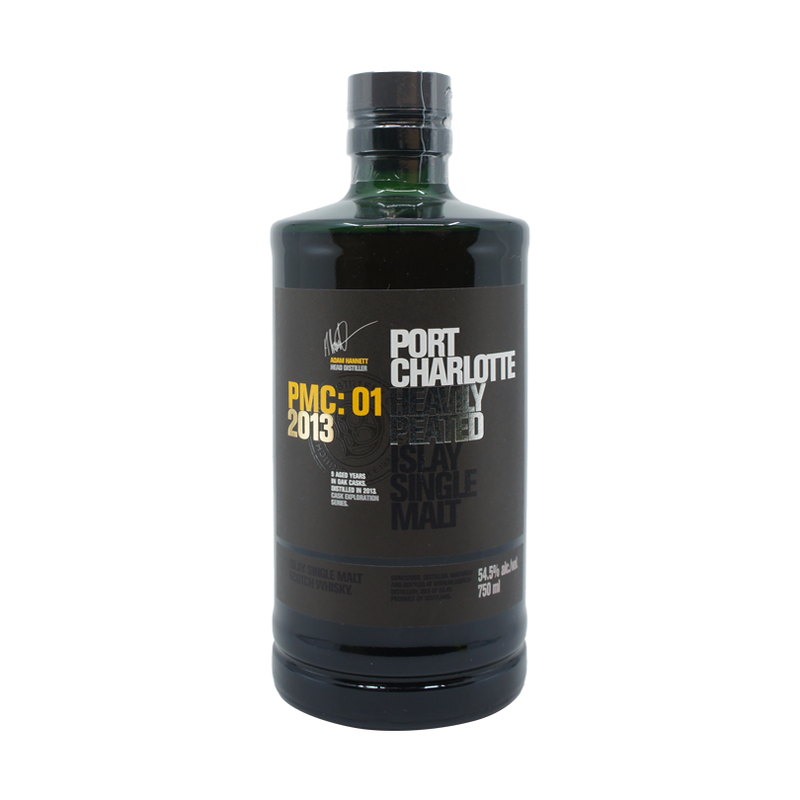Bruichladdich Port Charlotte PMC:01 2013 Heavily Peated Islay Single Malt Scotch Whisky - LoveScotch.com
