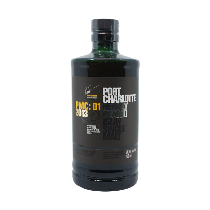 Bruichladdich Port Charlotte PMC:01 2013 Heavily Peated Islay Single Malt Scotch Whisky - LoveScotch.com
