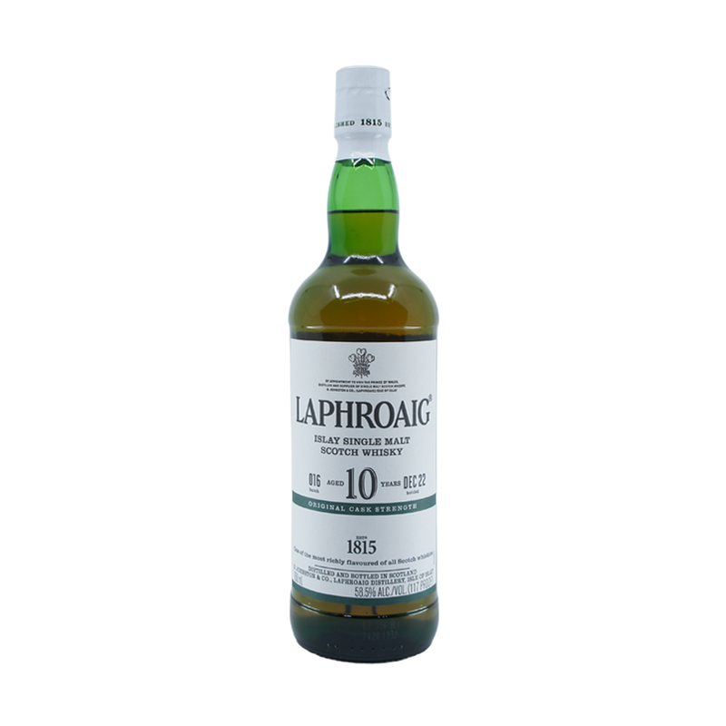 Laphroaig 10 Year Old Original Cask Strength Islay Single Malt Scotch Whisky