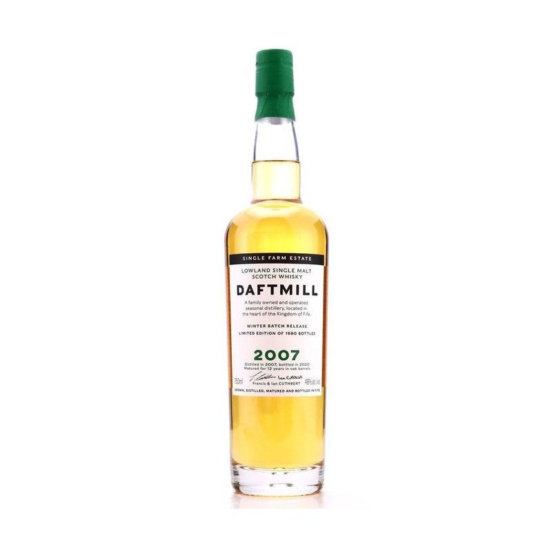 Daftmill Winter Batch Release 2007 Lowland Single Malt Scotch Whisky - ForWhiskeyLovers.com