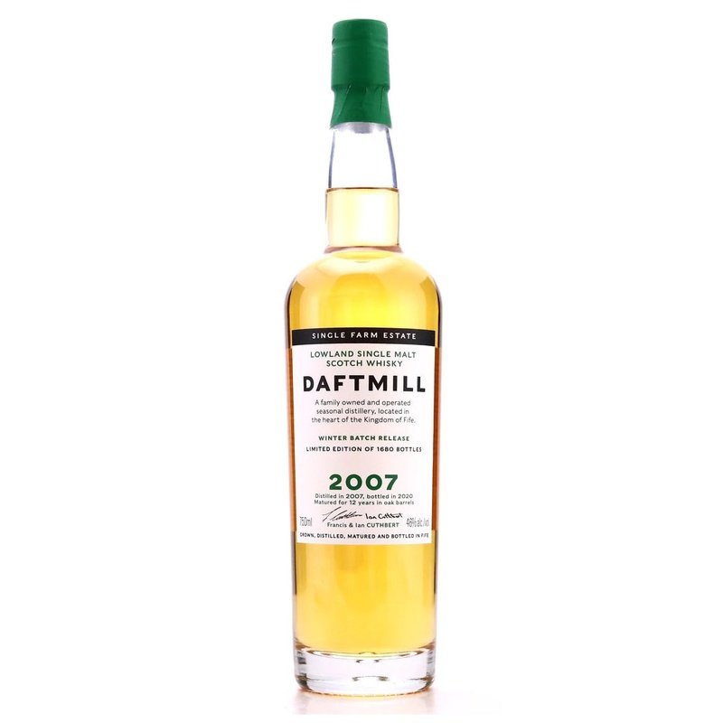 Daftmill Winter Batch Release 2007 Lowland Single Malt Scotch Whisky - ForWhiskeyLovers.com