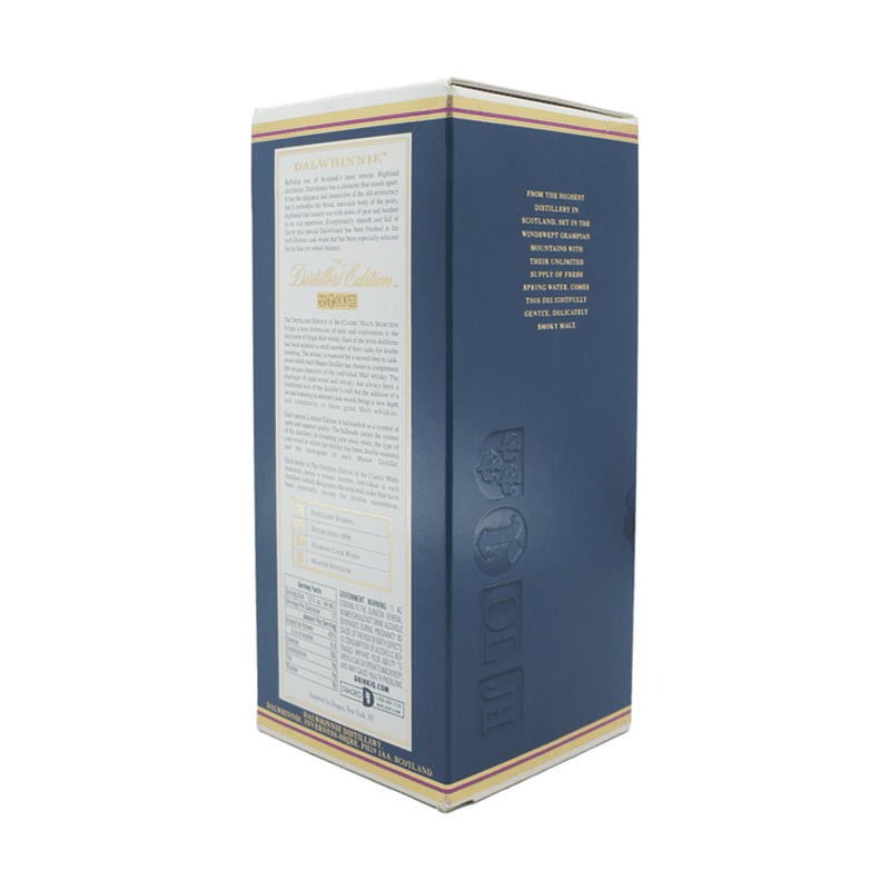 Dalwhinnie Distillers Edition 2021 Double Matured Highland Single Malt Scotch Whisky - ForWhiskeyLovers.com