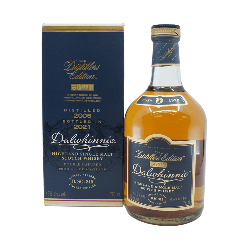 Dalwhinnie Distillers Edition 2021 Double Matured Highland Single Malt Scotch Whisky - ForWhiskeyLovers.com