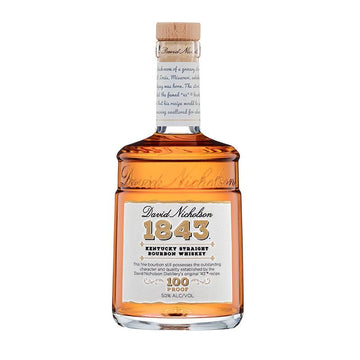 David Nicholson 1843 Kentucky Straight Bourbon Whiskey - ForWhiskeyLovers.com