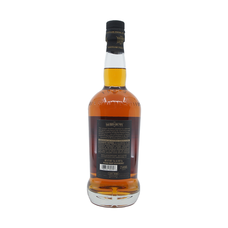 Daviess County Cabernet Sauvignon Finish Kentucky Straight Bourbon Whiskey - ForWhiskeyLovers.com