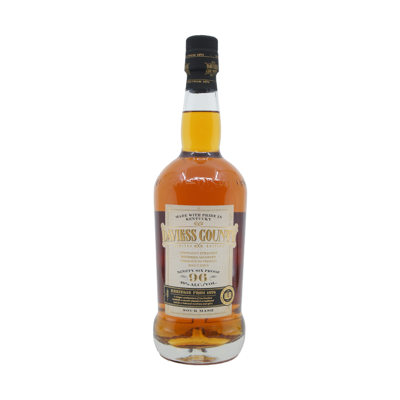 Daviess County French Oak Barrel Finished Kentucky Straight Bourbon Whiskey - ForWhiskeyLovers.com