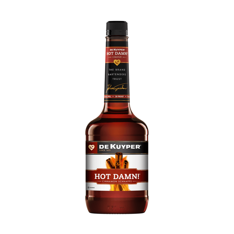 DeKuyper Hot Damn Cinnamon Schnapps Liqueur - ForWhiskeyLovers.com