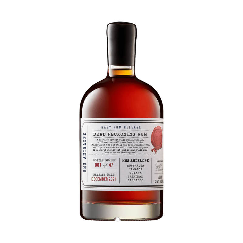 Dead Reckoning 'HMS Antelope' Blended Rum - ForWhiskeyLovers.com