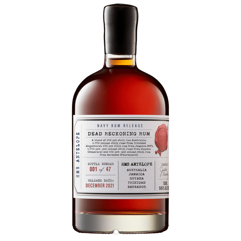 Dead Reckoning 'HMS Antelope' Blended Rum - ForWhiskeyLovers.com