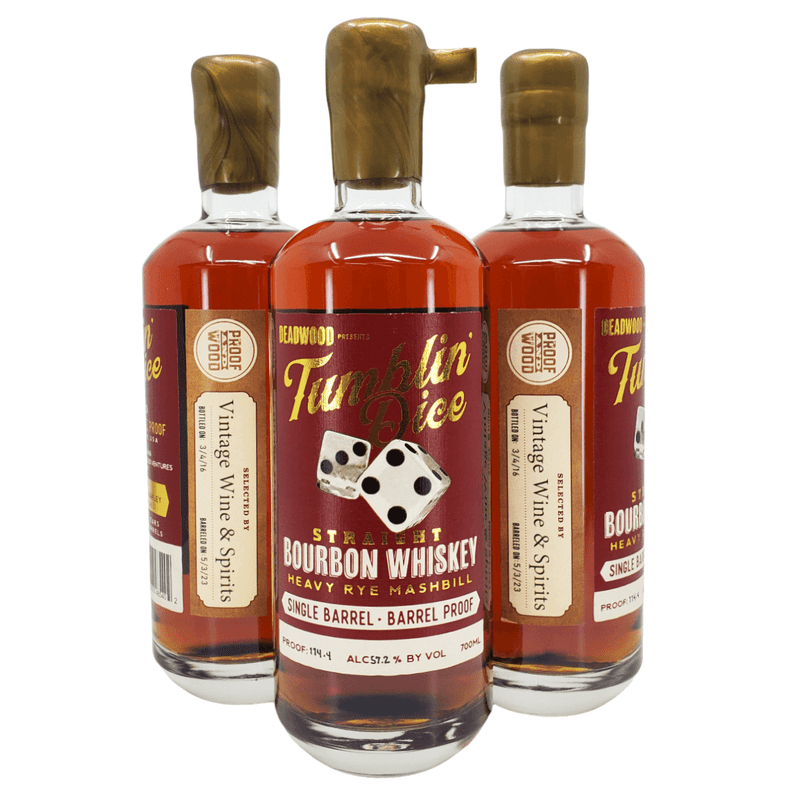 Deadwood Tumblin' Dice 7 Year Old Straight Bourbon Single Barrel Priva ...