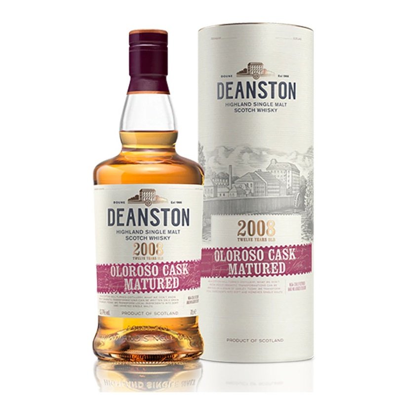 Deanston 12 Year Old Oloroso Cask Matured 2008 Highland Single Malt Scotch Whisky - ForWhiskeyLovers.com