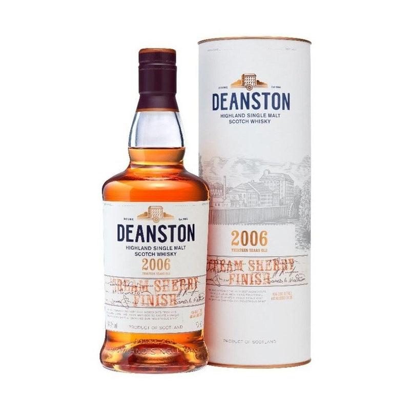 Deanston 13 Year Old 2006 Cream Sherry Finish Highland Single Malt Scotch Whisky - ForWhiskeyLovers.com