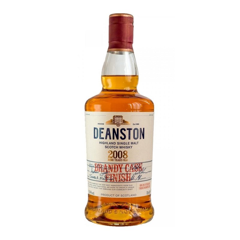 Deanston 9 Year Old 2008 Brandy Cask Finish Highland Single Malt Scotch Whisky - ForWhiskeyLovers.com