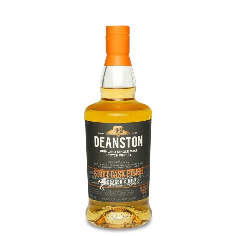 Deanston Dragon's Milk Stout Cask Finish Highland Single Malt Scotch Whisky - ForWhiskeyLovers.com