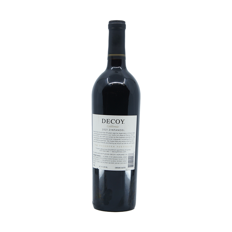 Decoy California Zinfandel 2021 - ForWhiskeyLovers.com