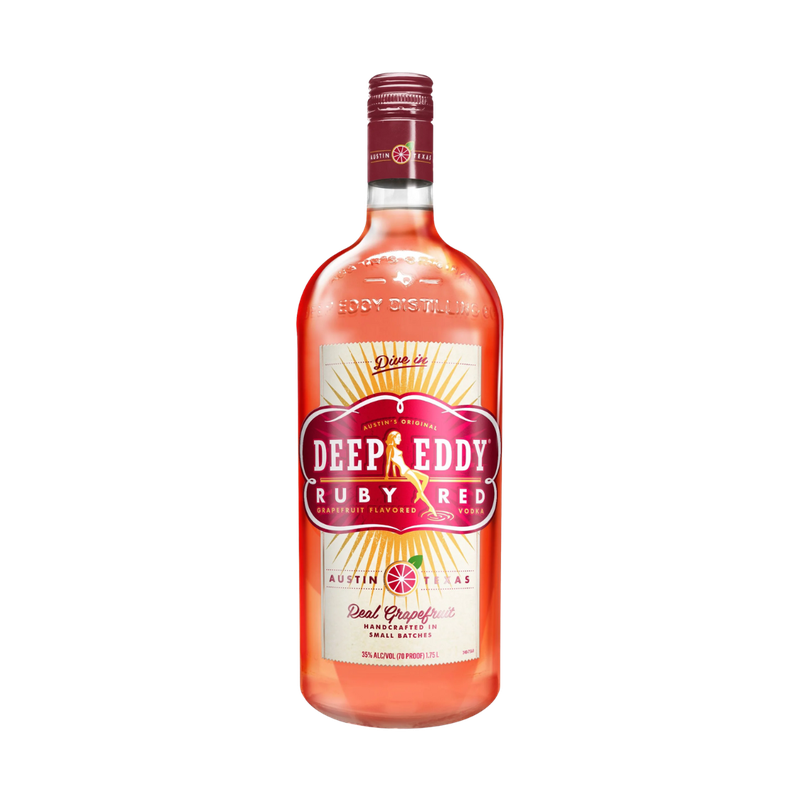 Deep Eddy Ruby Red Grapefruit Flavored Vodka 1.75L - ForWhiskeyLovers.com