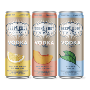 Deep Eddy Vodka + Tea Variety 6-Pack - ForWhiskeyLovers.com