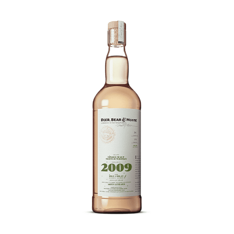 Deer, Bear & Moose 12 Year Old Islay 2009 Single Malt Scotch Whisky - ForWhiskeyLovers.com