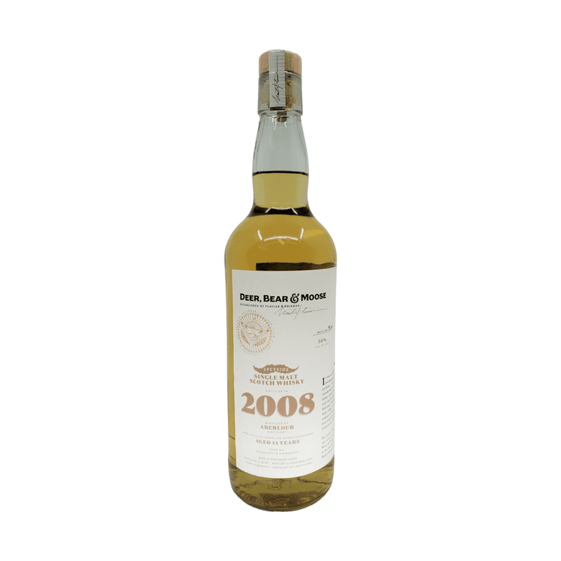Deer, Bear & Moose 14 Year Old Aberlour 2008 Speyside Single Malt Scotch Whisky - ForWhiskeyLovers.com