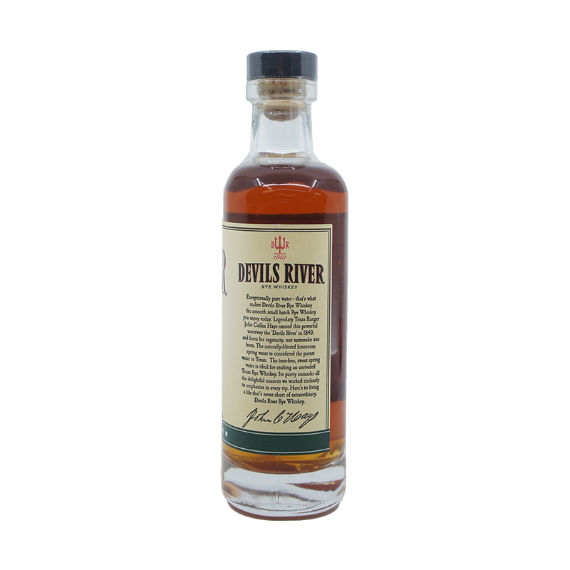 Devils River Small Batch Texas Rye Whiskey - ForWhiskeyLovers.com