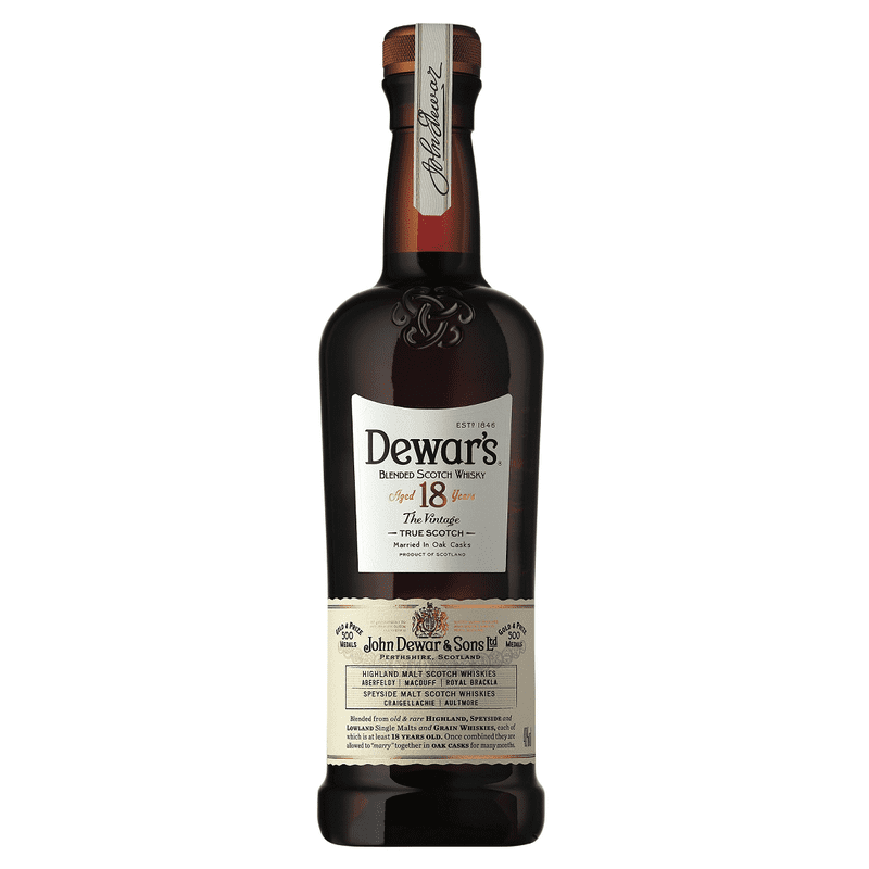 Dewar's 18 Year Old 'The Vintage' Blended Scotch Whisky - ForWhiskeyLovers.com
