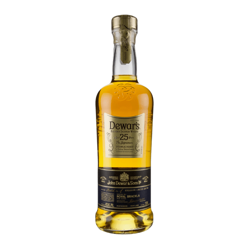 Dewar's 25 Aged 25 Years 'The Signature' Double Aged Blended Scotch Whisky - ForWhiskeyLovers.com