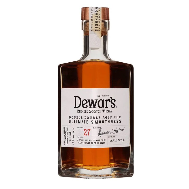Dewar's 27 Year Old Double Double Blended Scotch Whisky 375ml - ForWhiskeyLovers.com