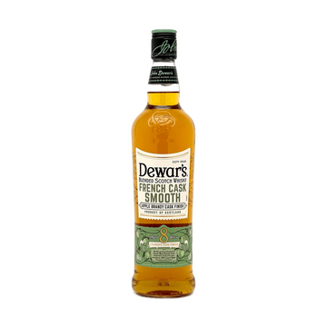 Dewar's 8 Year Old French Smooth Apple Brandy Cask Finish Blended Scotch Whisky - ForWhiskeyLovers.com