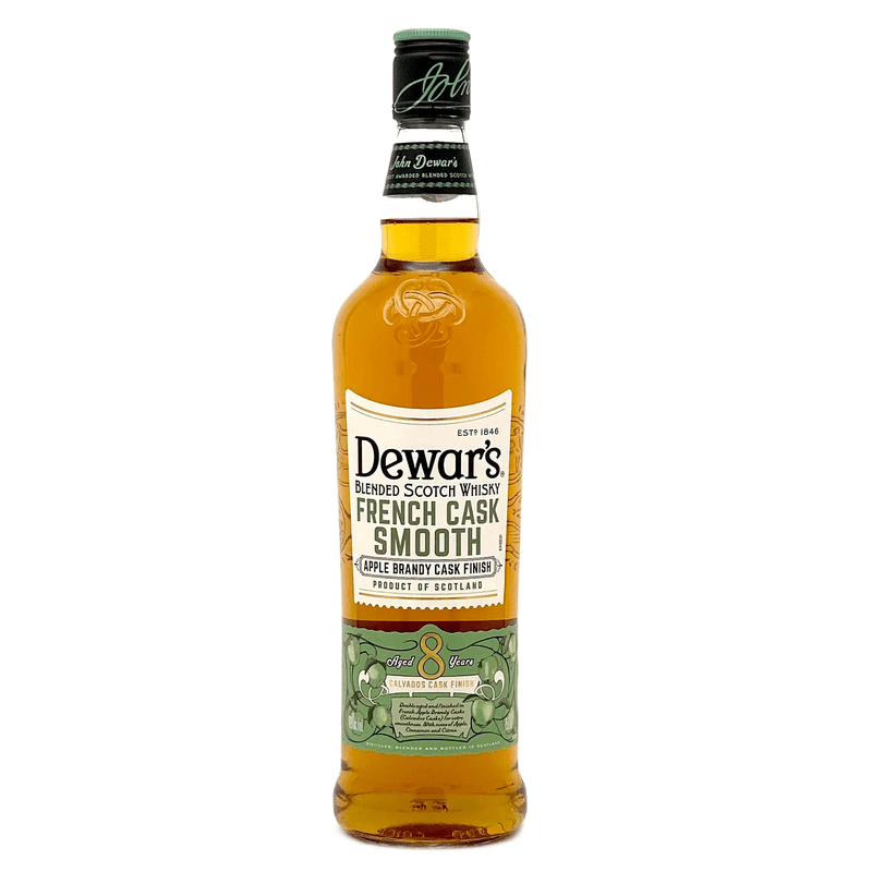 Dewar's 8 Year Old French Smooth Apple Brandy Cask Finish Blended Scotch Whisky - ForWhiskeyLovers.com