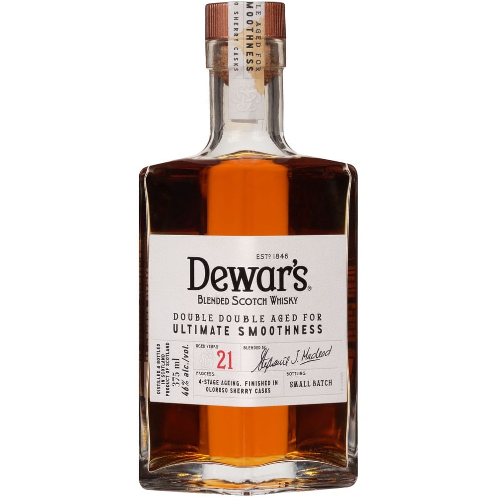 Dewars Double Double 21 Year Old 375ml - ForWhiskeyLovers.com
