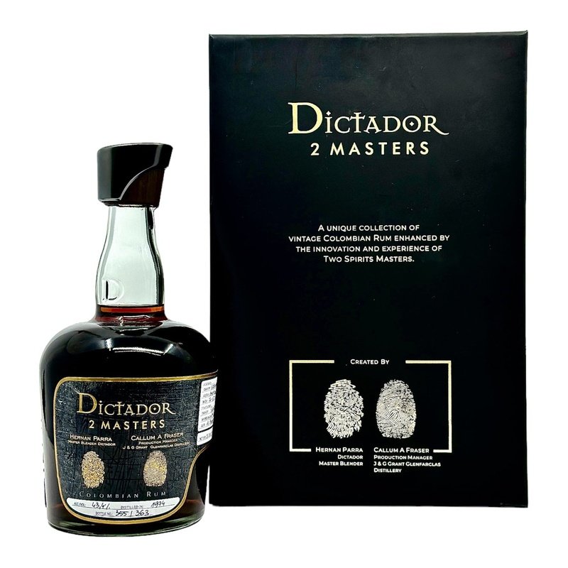 Dictador 2 Masters 1974 Glenfarclas 44 Year Old Rum - ForWhiskeyLovers.com