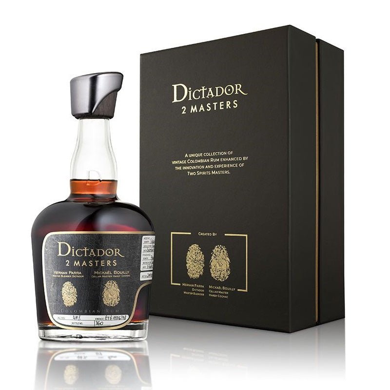 Dictador 2 Masters Hardy Cognac Edition Rum 1975-1977 - ForWhiskeyLovers.com