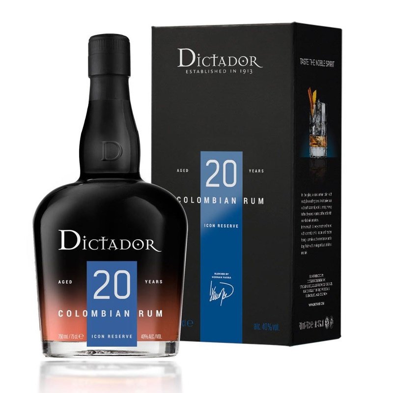 Dictador Aged 20 Year Old Icon Reserve Colombian Rum - ForWhiskeyLovers.com