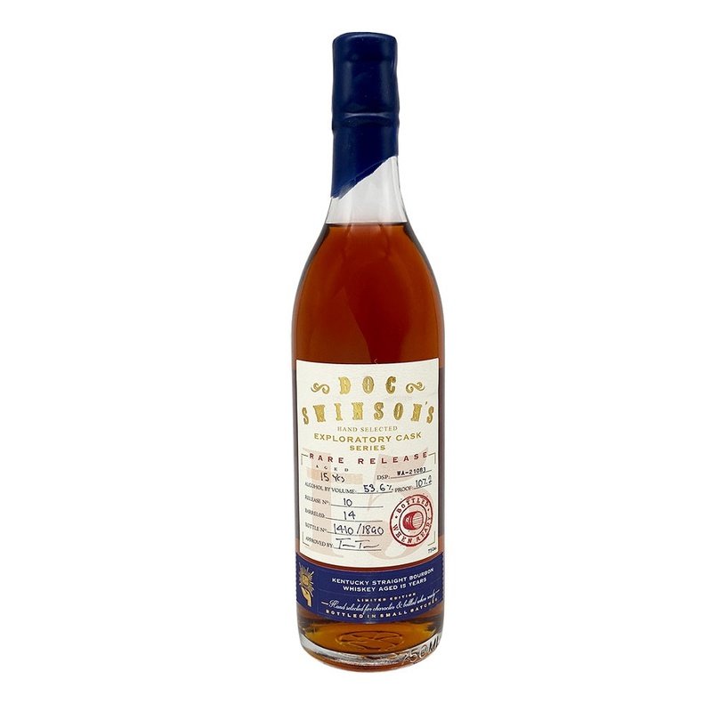 Doc Swinson's 15 Year Old Exploratory Cask Series Release #10 Kentucky Straight Bourbon Whiskey - ForWhiskeyLovers.com