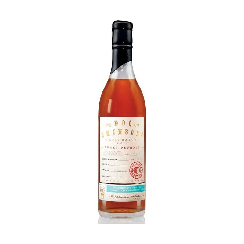 Doc Swinson's 'Funky Drummer' Exploratory Cask Series Jamaican Rum Cask Finish Straight Rye Whiskey - ForWhiskeyLovers.com