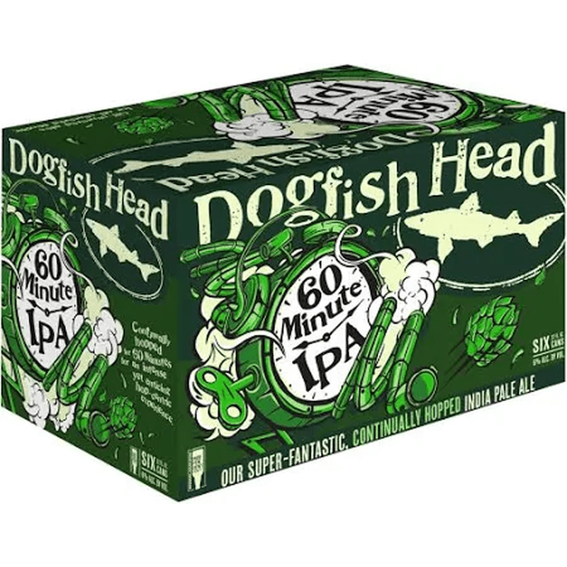 Dogfish Head 60 Minute IPA 6-Pack - ForWhiskeyLovers.com