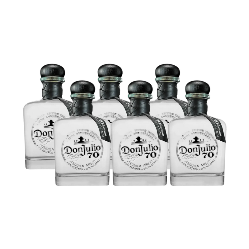 Don Julio Tequila 70th Anniversary 50ml 6-Pack Edition - ForWhiskeyLovers.com